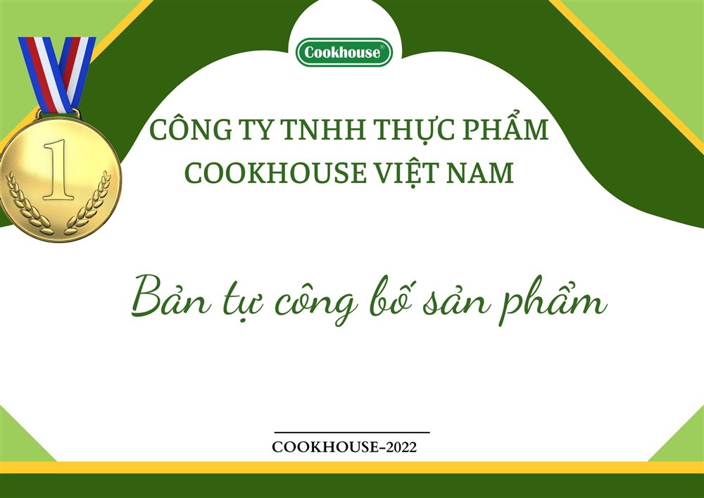 BẢN TỰ CÔNG BỐ SẢN PHẨM