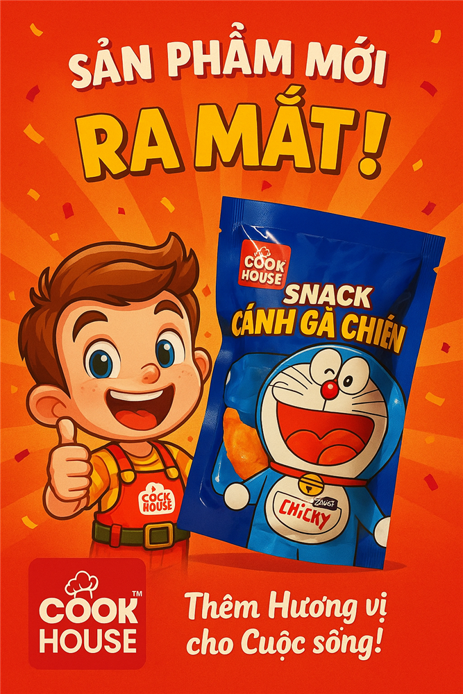 🌟 SNACK CÁNH GÀ CHIÊN PHIÊN BẢN MỚI – VUI NHỘN HƠN, NGON GIÒN HƠN! 🌟