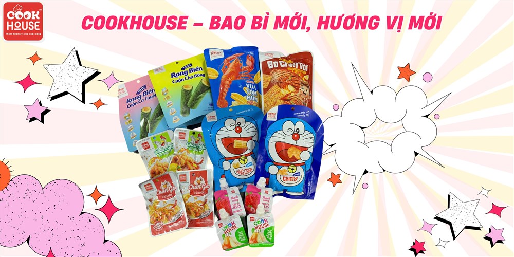 Cookhouse – Đổi mới bao bì, nâng tầm hương vị để phục vụ nhu cầu đa dạng của khách hàng