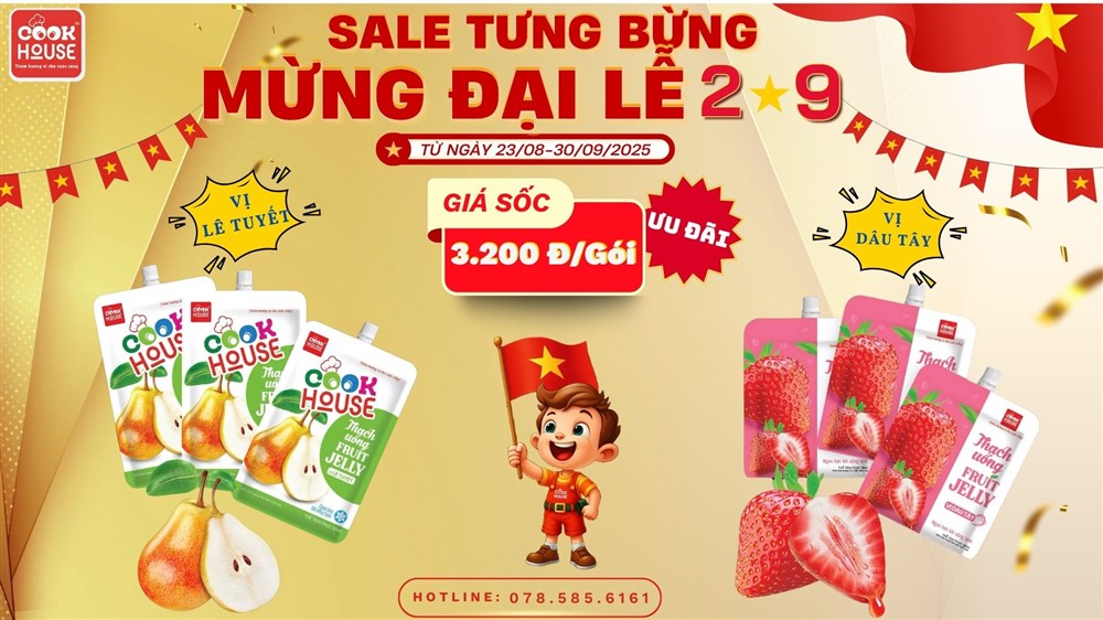 🎉 SALE TƯNG BỪNG – MỪNG ĐẠI LỄ 2/9 🎉